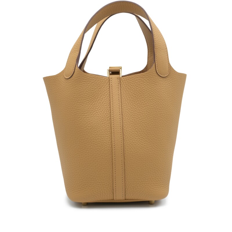 Hermès Biscuit Clemence Picotin Lock 18 Gold Hardware - Image 4